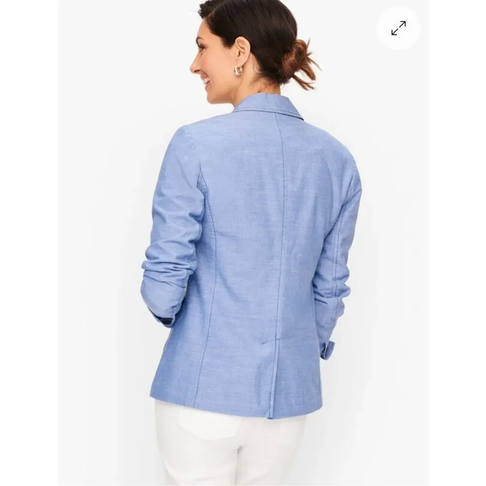 Talbots Blue Blazer - Picture 2 of 9